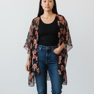 Minimi Floral Kimono